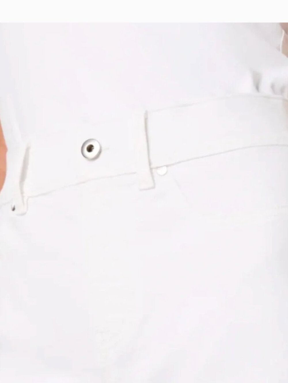 NWT SPANXshape™ Original EveryWear Jean Short - 7" inseam White #21378R SZ-M - Picture 6 of 8